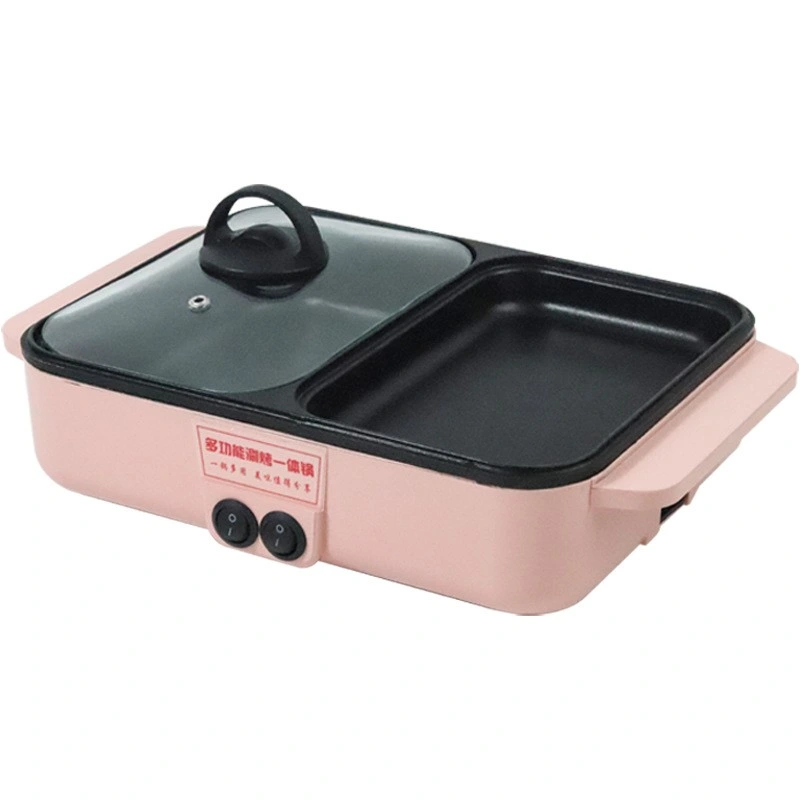 Double Sided Non-Stick Non Stick Multipurpose Electric Hot Plate Cooker Electric Grill Pan Two Side Electric Cooking Pan Multi Double Sided Electric Grill Pan