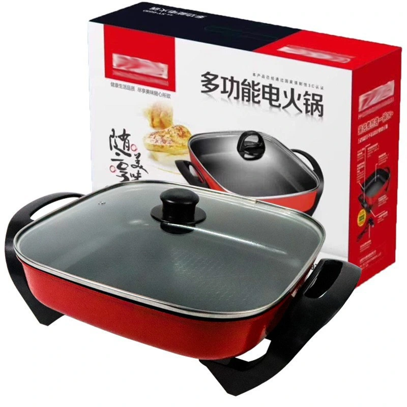 Cheap Low Price China Multifunction Electric Pan Health Multi Function Electric Frying Pan for Ghana Nigeria Africa Market Non Stick Frying Pan 5L Multi Fry Pan